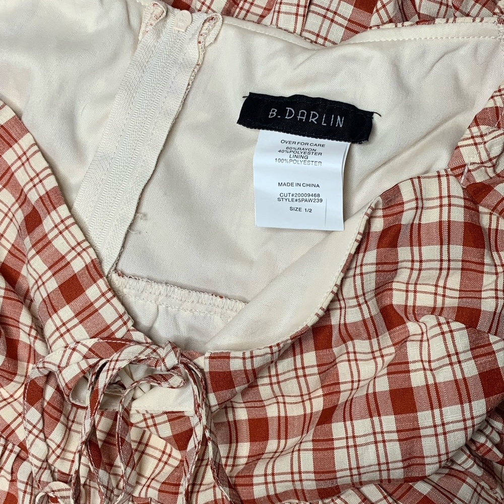Plaid Baby doll dress 🧶